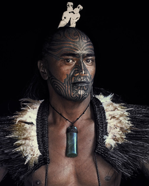 Jimmy Nelson, ‘IX 128 Gisborne Festival, North Island New Zealand - Maori, New Zealand ’, 2011, Photography, Chromogenic print, mounted on aluminium in nut wood frames behind museum glass., WILLAS contemporary