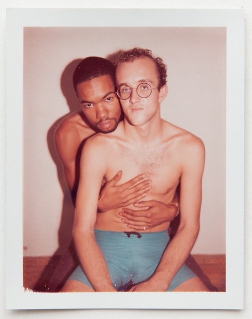Andy Warhol, ‘Andy Warhol, Polaroid Photograph of Keith Haring and Juan Dubose, 1983’, 1983, Hedges Projects