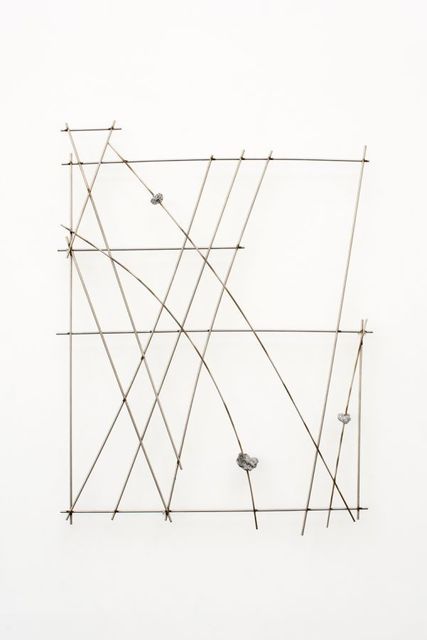 Adrien Missika, ‘Gliese Pantelleria’, 2016, Sculpture, Stainless steel, lava stones, paint, PROYECTOS MONCLOVA