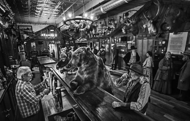 David Yarrow, ‘"I've Got One...A Bear Walks Into A Bar.."’, 2017, Hilton Asmus