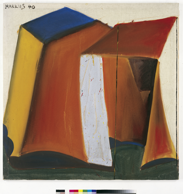 Markus Lüpertz, ‘Zelt 40 - dithyrambisch (Tent 40 - dithyrambic)’, 1965, Musée d'Art Moderne de la Ville de Paris
