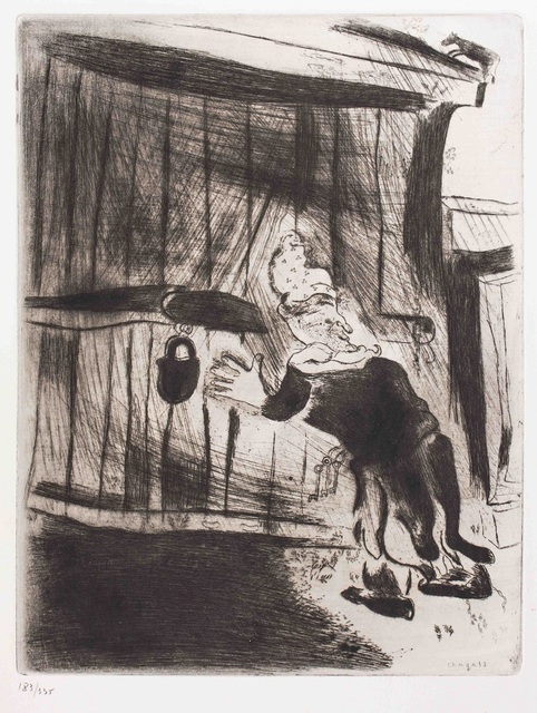 Marc Chagall, ‘Pliouchkine à la porte’, Wallector