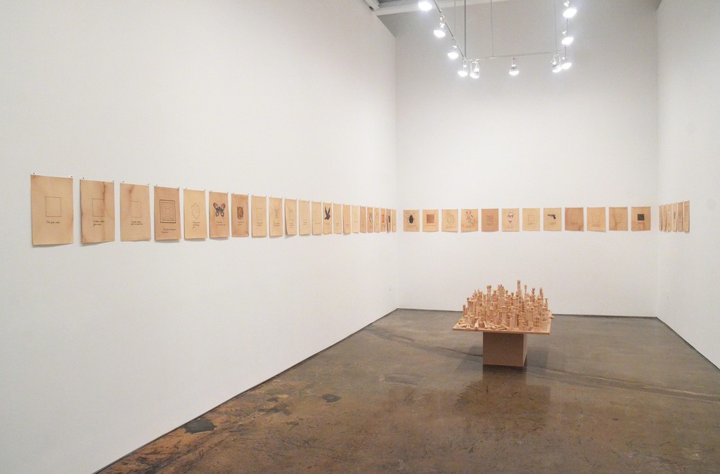 Installation view of Roberta Allen: Some Facts About Fear, MINUS SPACE, 2017 Installation view of Roberta Allen: Some Facts About Fear, MINUS SPACE, 2017
