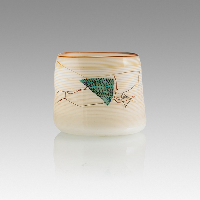 Dale Chihuly, ‘Small Basket with Blanket, Providence, RI’, 1980, Design/Decorative Art, Blown glass, Rago/Wright