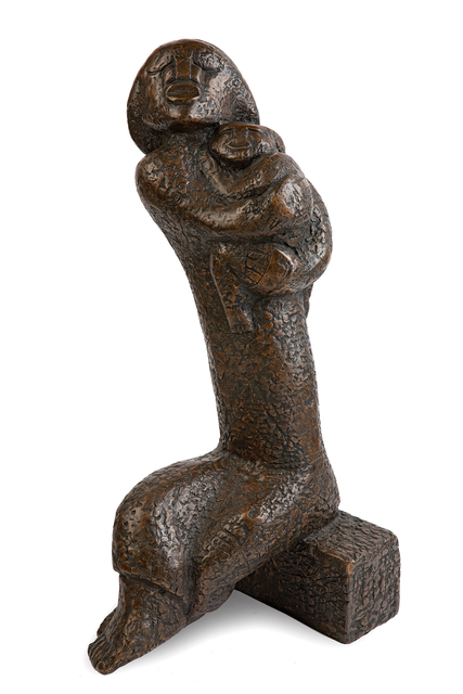 Sydney Kumalo, ‘Seated Mother and Child II (Sitting on Brick)’, Strauss & Co