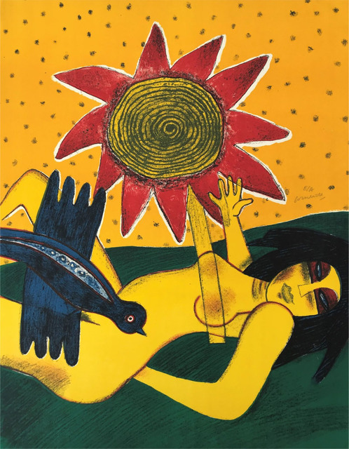 Guillaume Corneille, ‘ La fleur rouge’, ca. 1980, Le Coin des Arts
