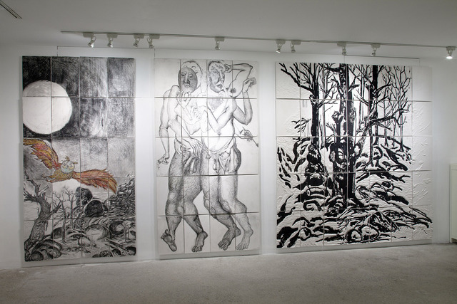 Daniel Heyman, ‘Winter: Artist Engages (installation view)’, 2012, Cade Tompkins Projects