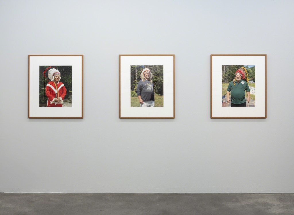 Installation view, Andrea Robbins & Max Becher, 'Nativist Americans' Sprüth Magers Berlin, April 27 - July 27, 2019; Photography: Timo Ohler Installation view, Andrea Robbins & Max Becher, 'Nativist Americans' Sprüth Magers Berlin, April 27 - July 27, 2019; Photography: Timo Ohler