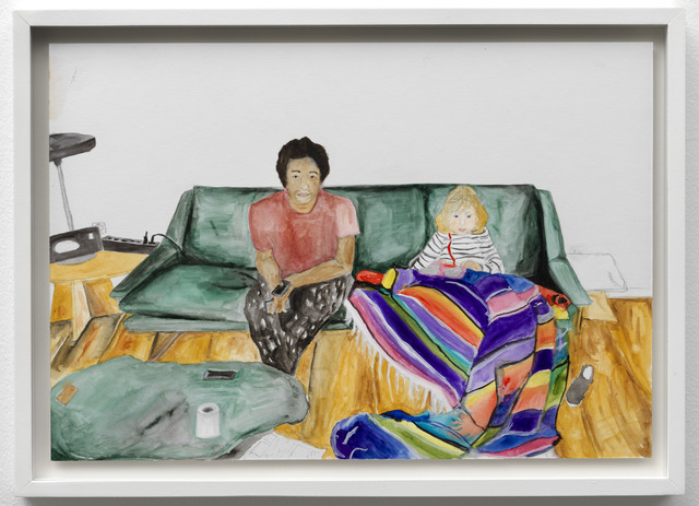 Juliette Blightman, ‘27th May, Berlin (with toilet roll)’, 2019, Drawing, Collage or other Work on Paper, Watercolour on paper, framed, Galerie Fons Welters