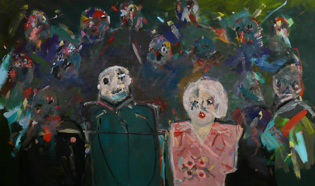 Carla Busuttil, ‘The First Movers’, 2012, Painting, Oil on canvas, Goodman Gallery