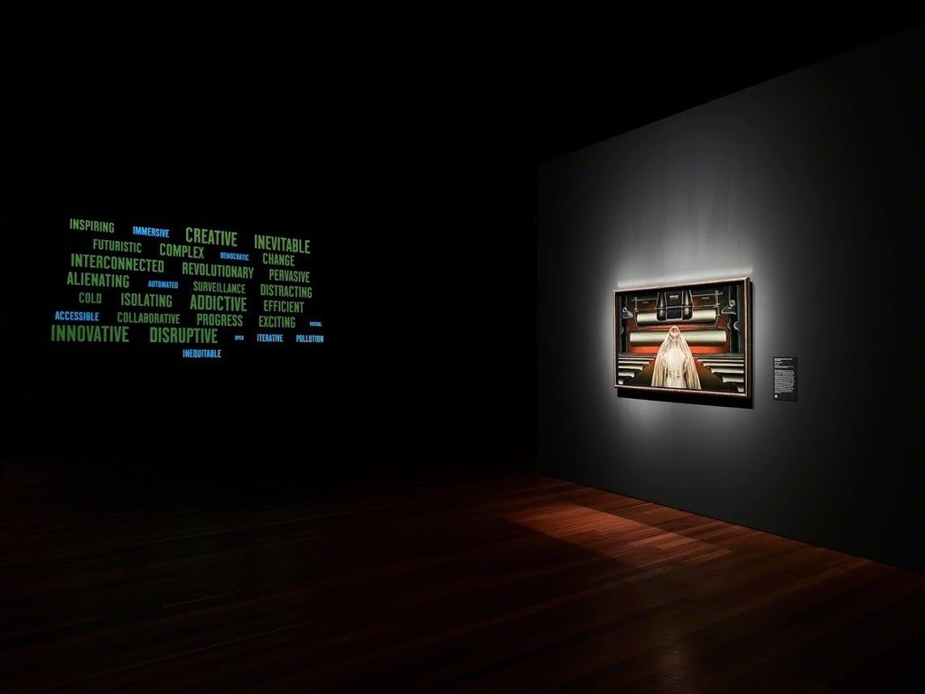 Installation view of 'Cult of the Machine' at the de Young museum Installation view of 'Cult of the Machine' at the de Young museum
