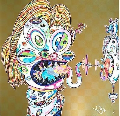 Takashi Murakami, ‘Homage to Francis Bacon - Head of Isabel Hawthorne (Gold Edition)’, 2017, artrepublic