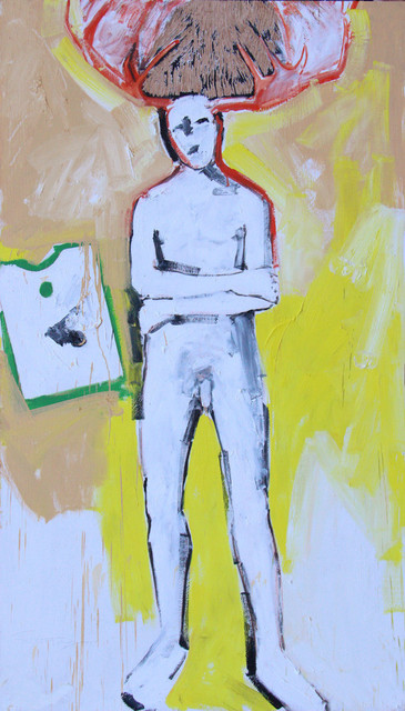 Ted Fullerton, ‘Green Day (Axis Mundi)’, 2015, Painting, Oil on Panel, Unframed, Bau-Xi Gallery