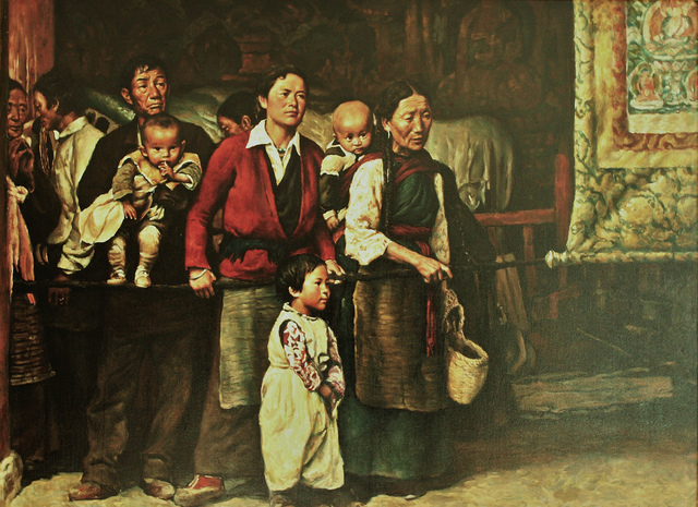 Pei Zhuangxin, ‘Waiting- Jokhang Temple 等待-大昭寺’, 1989, W.Ming Art