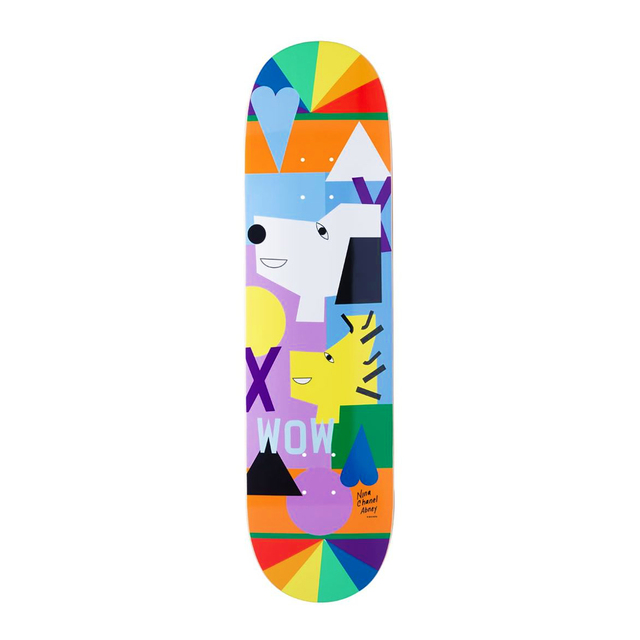 Nina Chanel Abney | HUF Skateboard Deck (2018) | Artsy