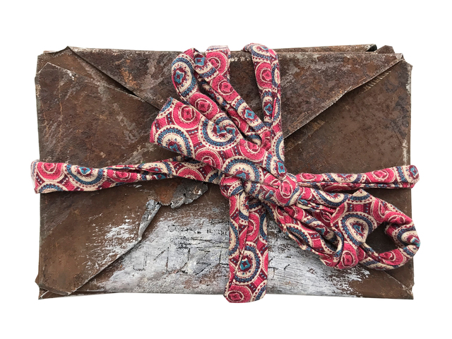 Haim Sokol, ‘THREE LETTERS TO ANNA RYZHKOVA’, 2019, Mixed Media, Steel, twine, hand painted, Anna Nova Gallery