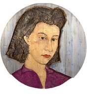 Tondo (Frauenkopf). - Tondo (Männerkopf)