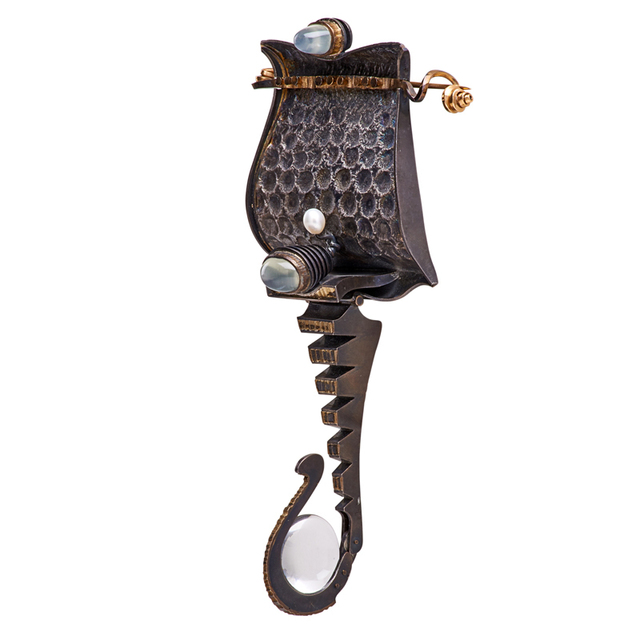 Albert Paley, ‘Exceptional Kinetic Brooch, Rochester, NY’, 1971/74, Rago/Wright