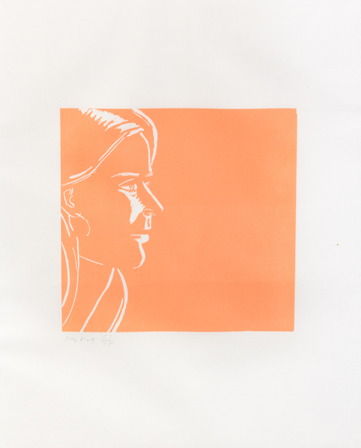 Alex Katz, ‘Pink Kim’, 1995, Hindman