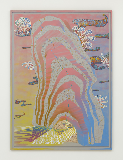 Zach Harris, ‘Philosopher Stone (in 2020)’, 2016-2017, Painting, Water-based paint on carved wood, David Kordansky Gallery
