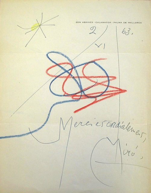 Joan Miró, ‘Untitled’, 1963, Nicholas Gallery