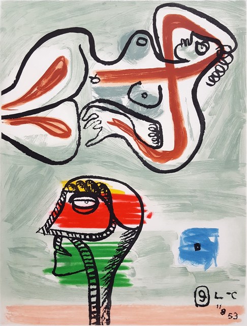 Le Corbusier, ‘Unité, Planche 9 (Set of 2)’, 1965, Print, Etching, Aquatint, Graves International Art