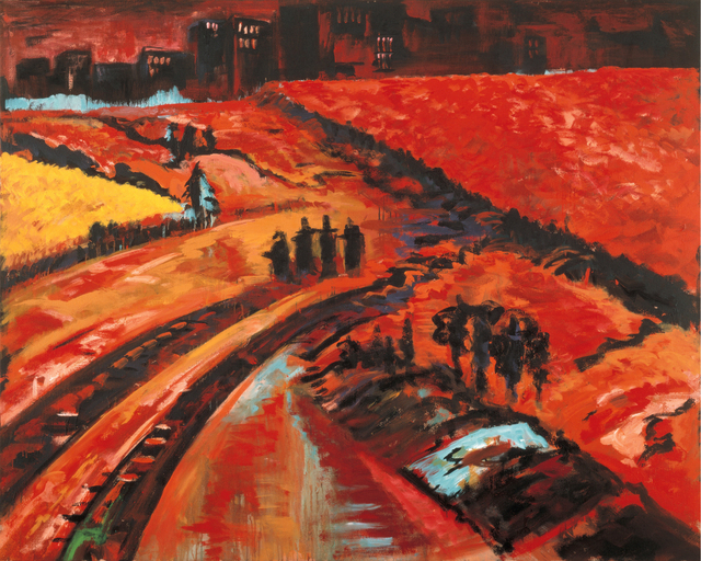 Bernd Zimmer, ‘Vorstadt. Sonnenuntergang’, 1986, Galerie Fetzer