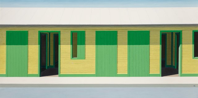 Emilio Sanchez, ‘Long Yellow House’, Heritage Auctions