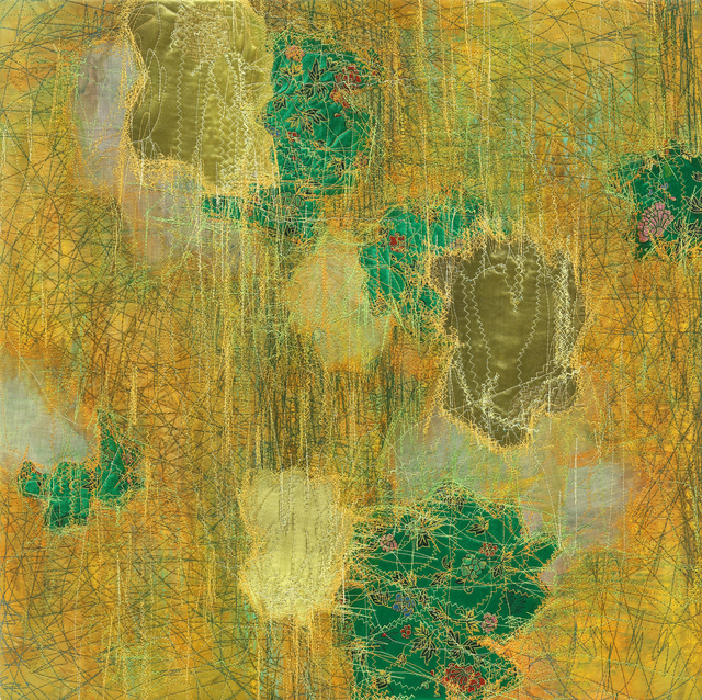 Shin Kyoung Ro, ‘Inbetween 0509’, 2018, Painting, Sewing on Korean paper, Artflow