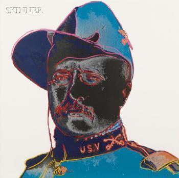 Andy Warhol - Teddy Roosevelt (Feldman & Schellmann, II .386)