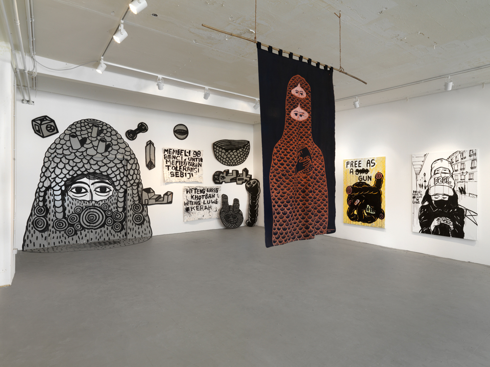 Installation view. Eko Nugroho "Flavour", ARNDT, Berlin, Germany. April 28 - June 2, 2012. Photo: Bernd Borchardt Installation view. Eko Nugroho "Flavour", ARNDT, Berlin, Germany. April 28 - June 2, 2012. Photo: Bernd Borchardt