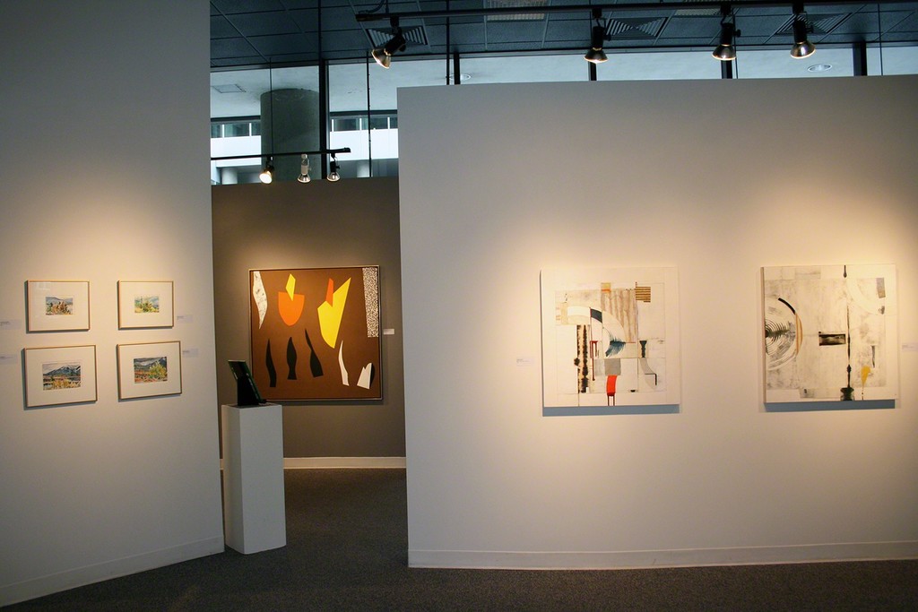 Artists pictured here (right to left): Dorothy KNOWLES, Ronald BLOORE, Camrose DUCOTE Artists pictured here (right to left): Dorothy KNOWLES, Ronald BLOORE, Camrose DUCOTE