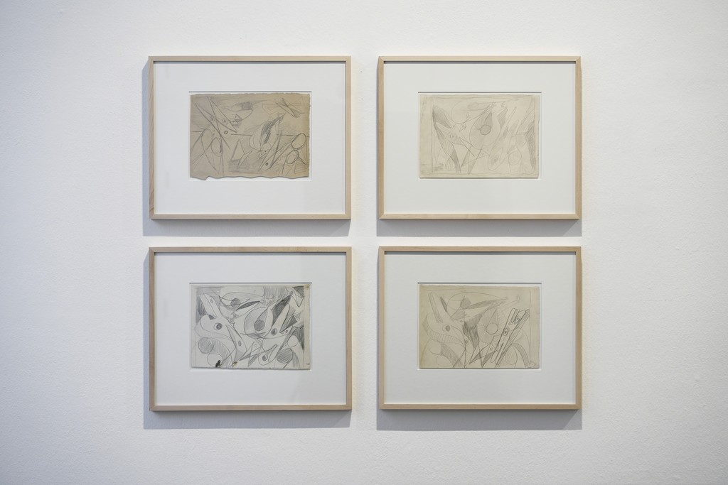 E. W. Nay, 1948-1951, exhibition view, Jahn und Jahn, 2018, © VG Bild-Kunst, Bonn E. W. Nay, 1948-1951, exhibition view, Jahn und Jahn, 2018, © VG Bild-Kunst, Bonn