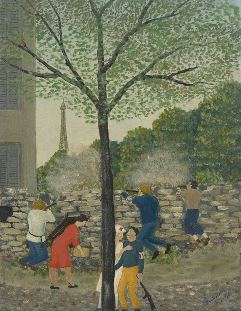 Louis-Auguste Déchelette, ‘Les barricades (Beau-grenelle)’, 1946, Jeanne Bucher Jaeger