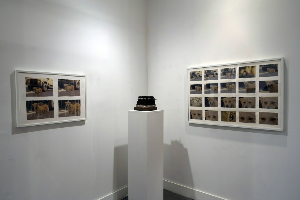 Jennifer Murray, "Grid"; Andrea DeFelice, "Blocks (Life Without Desire)"; Murray, "CONTROL ROOM (All Eyes On Us)" Jennifer Murray, "Grid"; Andrea DeFelice, "Blocks (Life Without Desire)"; Murray, "CONTROL ROOM (All Eyes On Us)"