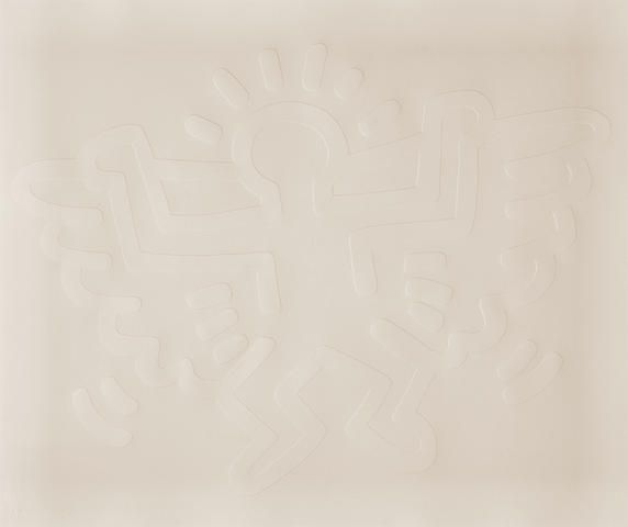 Keith Haring - Angel, from White Icons