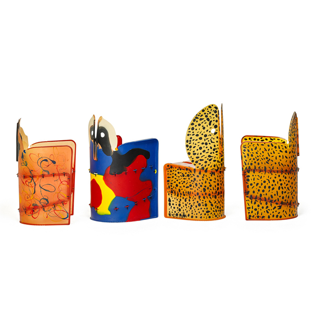 Gaetano Pesce, ‘Four Nobody's Perfect Chairs, Italy’, 2000s, Rago/Wright