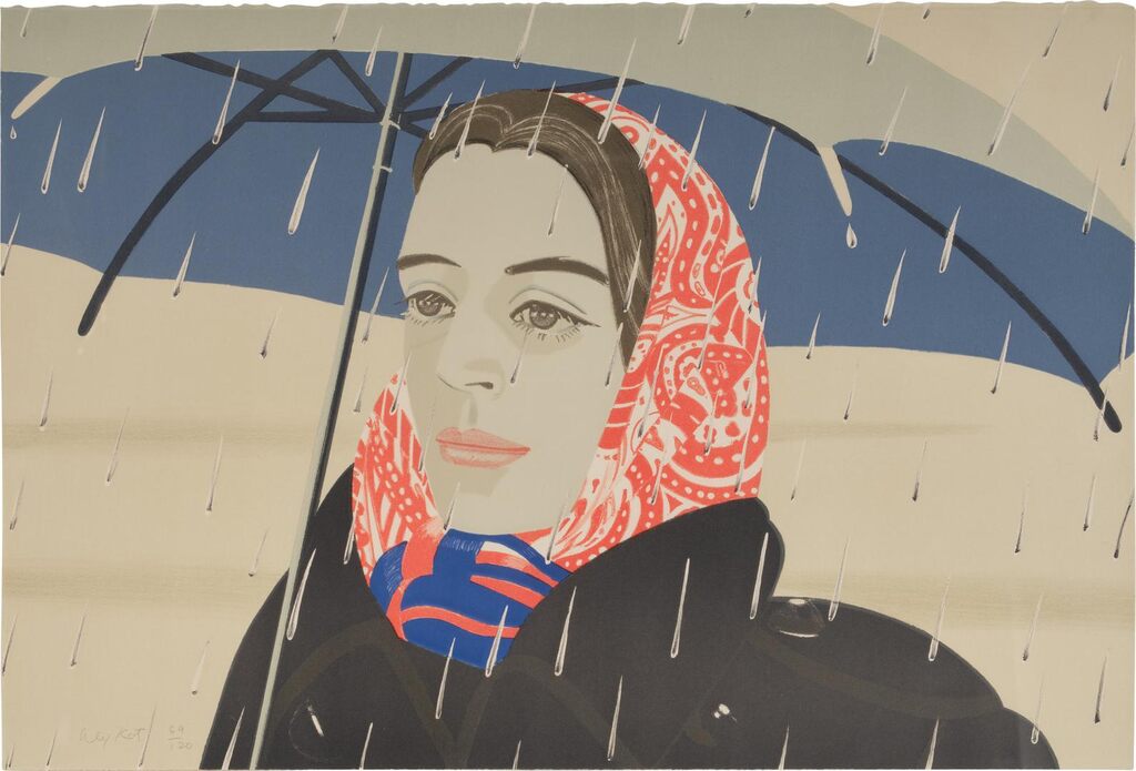 Alex Katz - Blue Umbrella