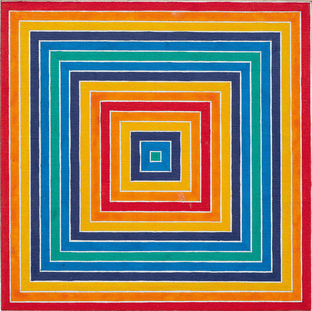 Richard Pettibone - Frank Stella, Untitled