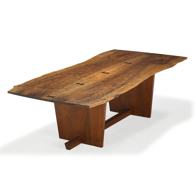 George Nakashima, ‘Fine book-matched Minguren II dining table, New Hope, PA’, 1974, Rago