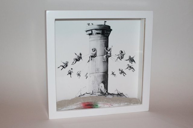 Banksy, ‘Walled Off Hotel ......... (full set, look at images)’, 2017, Installation, A fine art print housed in either an Ikea or locally hand-made frame, with concrete base, OSME Fine Art
