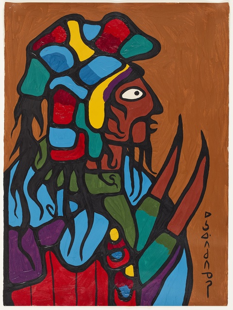 Norval Morrisseau, ‘Ancestral Warrior’, 1972, Art Gallery of Ontario (AGO)