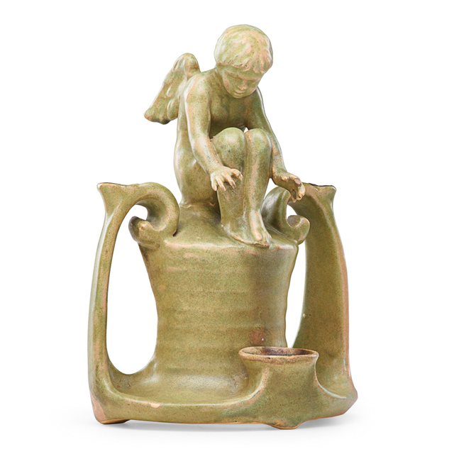 Frederick Walrath, ‘Inkwell With Putto, Rochester, NY’, ca. 1910, Design/Decorative Art, Rago/Wright