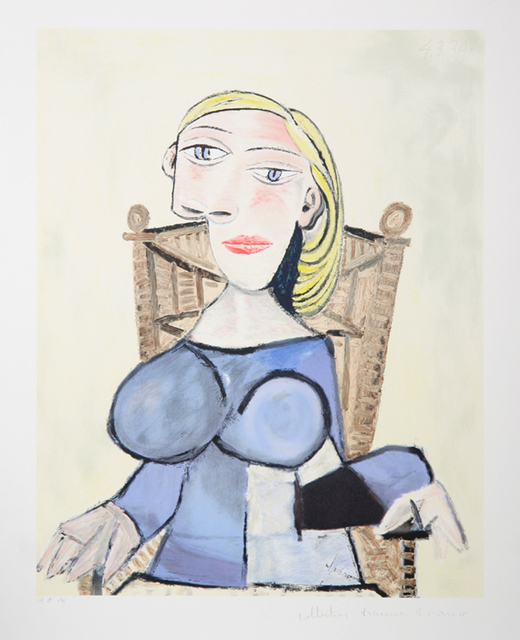 Pablo Picasso, ‘Femme Blonde Au Fauteuil D'Osier, 1939’, 1979-1982, Print, Lithograph on Arches paper, RoGallery