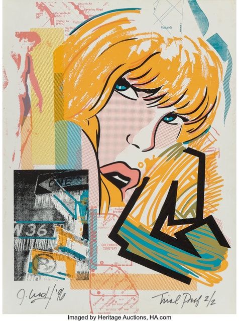 CRASH, ‘West 36th Street’, 1996, Print, Screenprint in colors on aluminum, Heritage Auctions