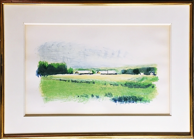 Wolf Kahn, ‘Curing Sheds’, 1980, Alpha 137 Gallery