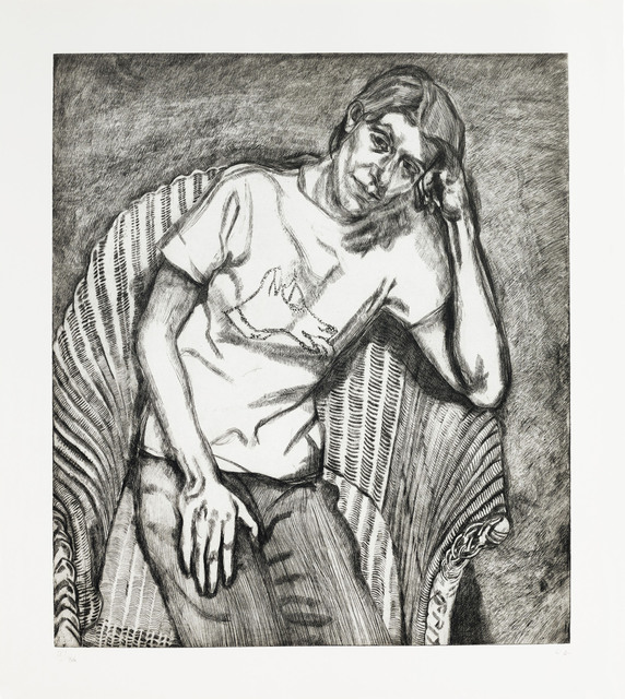 Lucian Freud, ‘Bella in her Pluto T-Shirt’, 1995, Print, Etching, on Somerset paper, Christie's