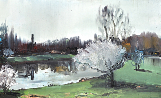 Jochen Pankrath, ‘Wiesengrund II ’, 2019 , Painting, Oil on wood, Galerie Barbara von Stechow