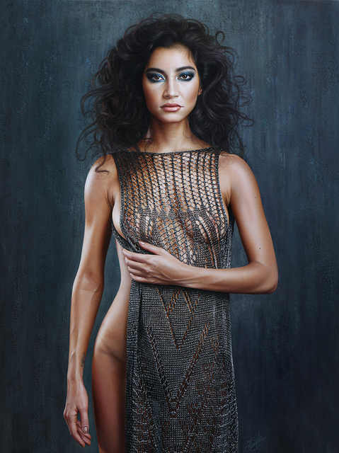 Christiane Vleugels, ‘Armored’, 2019, Painting, Oil on canvas, Art Center Horus