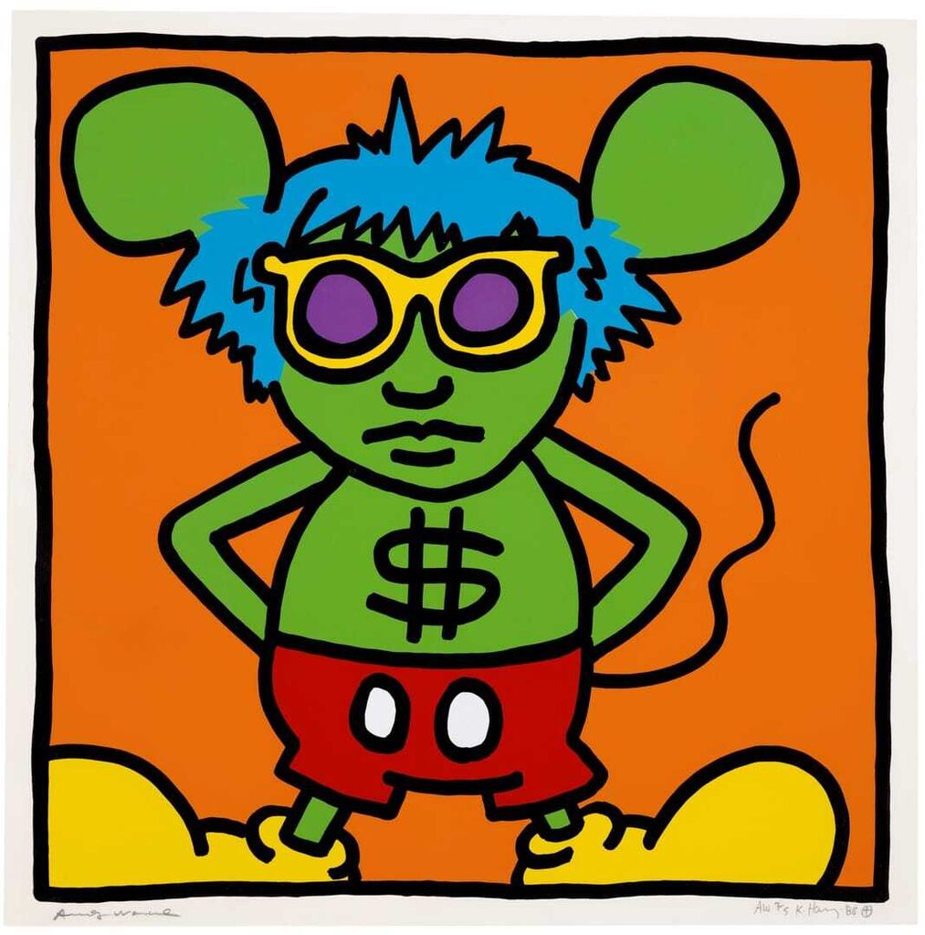 Keith Haring - Andy Mouse: one print